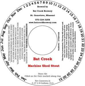 Bat Creek Machine Shed Stout