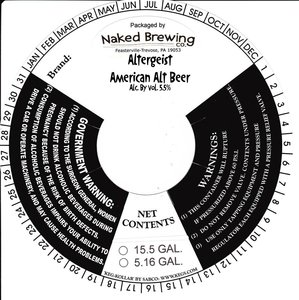 Naked Brewing Company Altergeist American Alt Beer