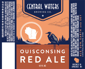 Central Waters Brewing Company Ouisconsing Red Ale April 2013