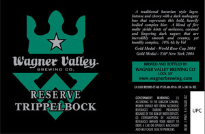 Wagner Valley Brewing Co Reserve April 2013