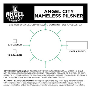 Angel City Nameless Pilsner