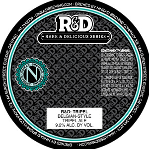 Ninkasi Brewing Company R&d: Tripel