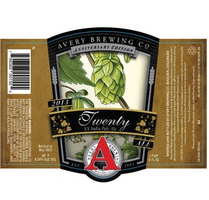 Avery Brewing Company Twenty Xx