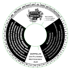 Zeppelin Un-filtered Heffewissen Ale 