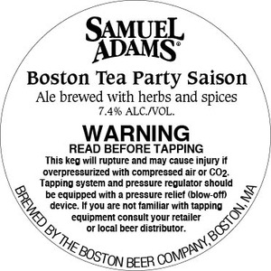 Samuel Adams Boston Tea Party April 2013