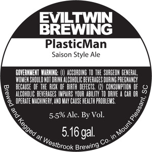 Evil Twin Brewing Plasticman April 2013