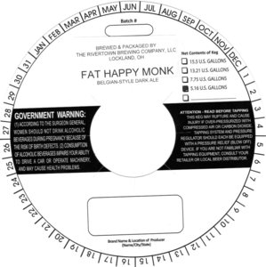 The Rivertown Brewing Company, LLC Fat Happy Monk April 2013