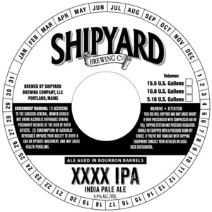 Shipyard Xxxx IPA April 2013