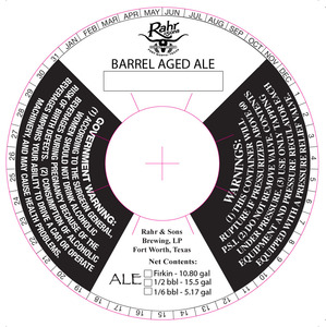 Rahr & Sons Barrel Aged Ale