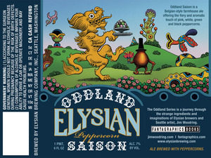 Elysian Brewing Company Oddland Peppercorn Saison