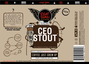 Right Brain Brewery Ceo Stout April 2013