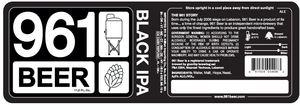 961 Black IPA April 2013