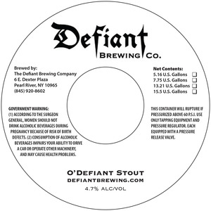 Defiant O'defiant