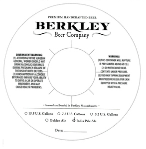 Berkley Beer Company April 2013