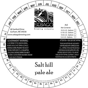 Sebago Brewing Company Salt Hill Pale Ale