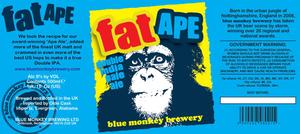 Blue Monkey Brewery Fat Ape