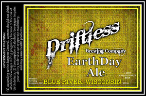 Driftless Brewing Company Earthday Ale April 2013