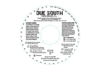 Due South Brewing Co Desert Inn Rye IPA