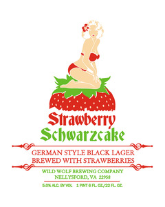 Wild Wolf Brewing Company Strawberry Schwarzcake