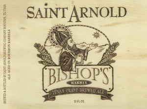 Saint Arnold Brewing Company Bishop's Barrel April 2013