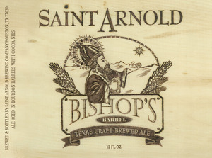 Saint Arnold Brewing Company Bishop's Barrel April 2013