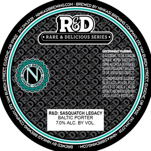 Ninkasi Brewing Company R&d: Sasquatch Legacy