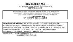 Wells And Youngs Brewing Company Bombardier April 2013