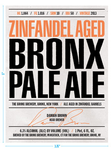 The Bronx Brewery Zinfandel Aged Bronx Pale Ale