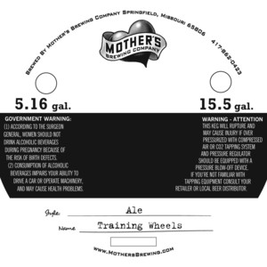 Mother's Brewing Company Training Wheels April 2013