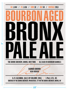 The Bronx Brewery Bourbon Aged Bronx Pale Ale