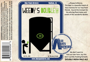 Blue Pants Brewery Weedy's Double Knee April 2013