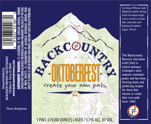 Backcountry Oktoberfest