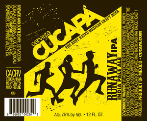 Cucapa Runaway IPA April 2013