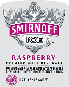 Smirnoff Raspberry April 2013