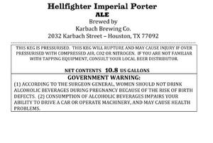 Karbach Brewing Co. Hellfighter April 2013