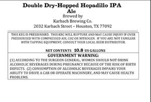 Karbach Brewing Co. Double Dry-hopped Hopadillo