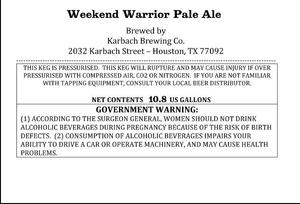 Karbach Brewing Co. Weekend Warrior