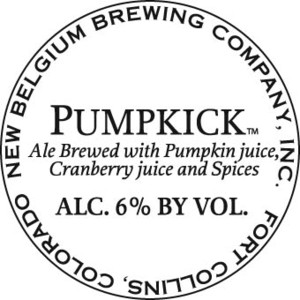 New Belgium Brewing Pumpkick April 2013