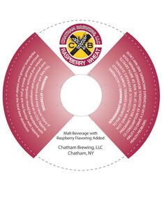 Chatham Brewing, LLC. Raspberry Wheat April 2013