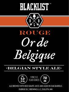 Blacklist Rouge Or De Belgique May 2013