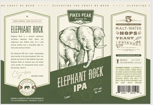 Pikes Peak Brewing Co. Elephant Rock IPA