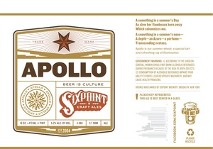 Sixpoint Craft Ales Apollo May 2013