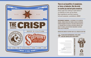 Sixpoint Crisp Lagers The Crisp May 2013