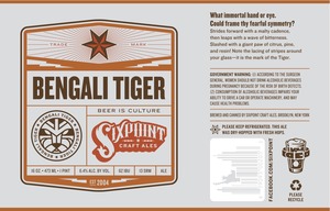 Sixpoint Craft Ales Bengali Tiger May 2013