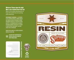 Sixpoint Craft Ales Resin