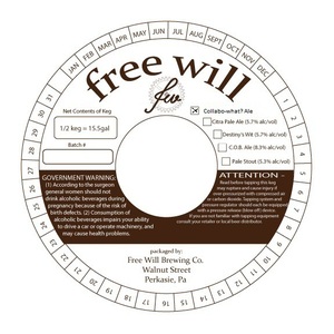 Free Will Collabo-what? May 2013