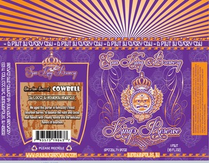 Sun King Brewery Bourbon Barrel Cowbell