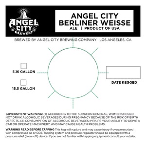 Angel City Berliner Weisse May 2013