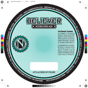 Ninkasi Brewing Company Believer May 2013