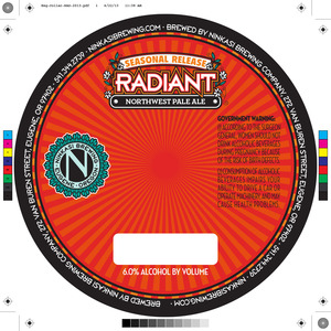 Ninkasi Brewing Company Radiant May 2013